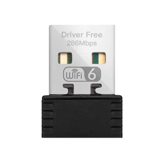 FENVI WiFi 6 USB Adapter AX286 – Mini Wireless Network Dongle 2.4GHz 802.11AX for PC & Laptop | Driver-Free for Windows 10/11