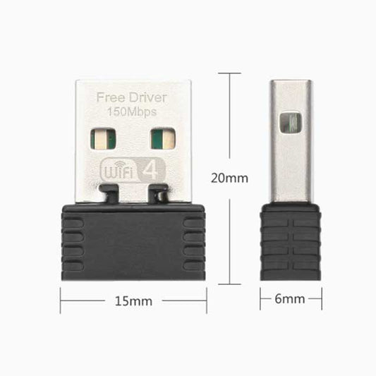 FENVI WiFi 6 USB Adapter AX286 – Mini Wireless Network Dongle 2.4GHz 802.11AX for PC & Laptop | Driver-Free for Windows 10/11
