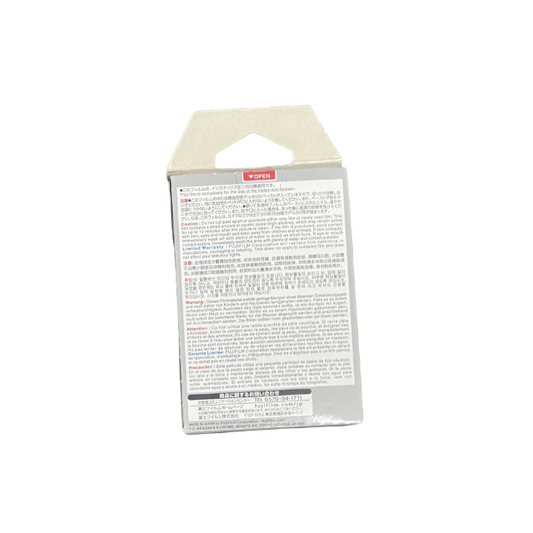 Film instantané monochrome FUJIFILM Instax Mini – Film noir et blanc pour appareils photo Instax Mini