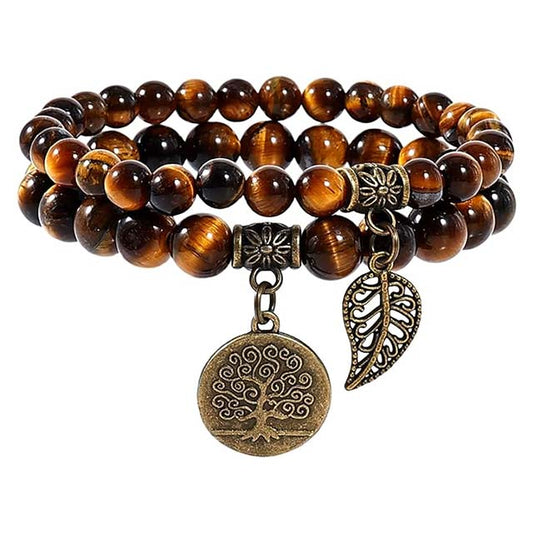 Farfume Real Stones Chakra Bracelet for Women – Authentic Gemstone Healing Jewelry