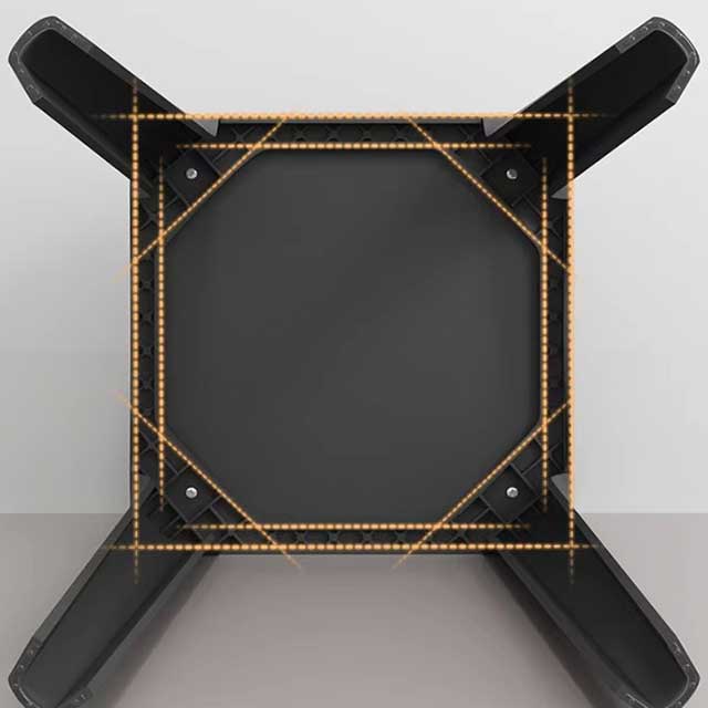 Fashion Soft Square Stool – Stackable Living Room & Dining Table Seat for Bedroom, Makeup, Restaurant, Kitchen & Classroom Use | Simple Household Bench