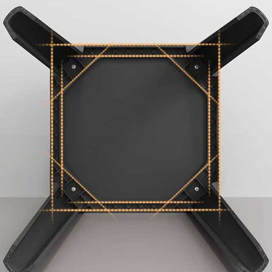 Fashion Soft Square Stool – Stackable Living Room & Dining Table Seat for Bedroom, Makeup, Restaurant, Kitchen & Classroom Use | Simple Household Bench