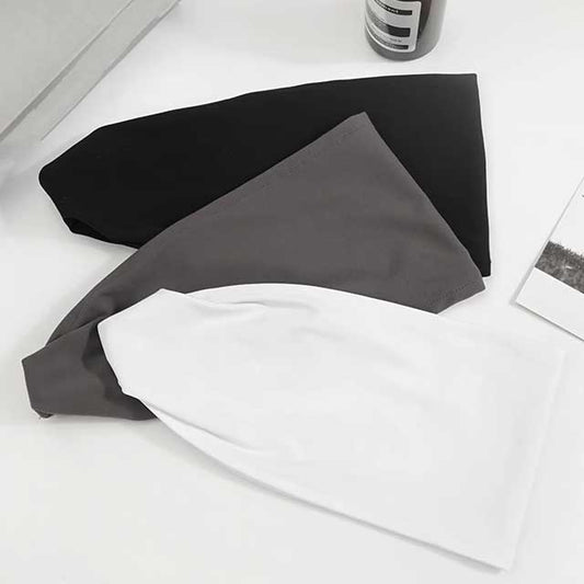 Women’s Fashion Sports Headbands – Solid Nylon Stretch Hair Bands for Running, Yoga, Fitness & Makeup