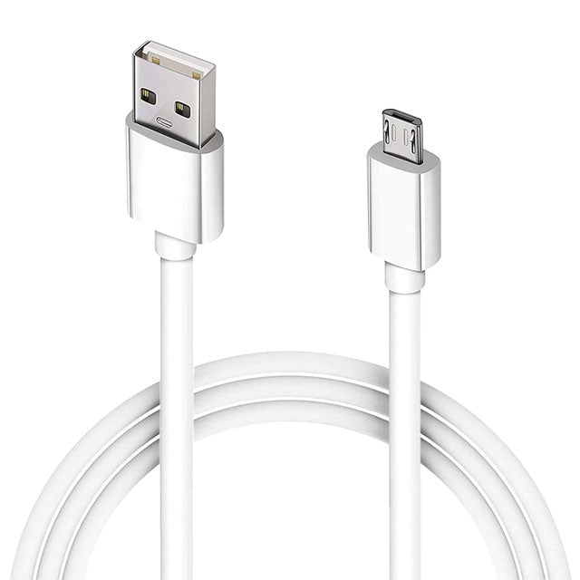 Fast Charge Android Charger Cable – USB to Micro USB 2.0 Charging Cord for Samsung Galaxy S7/S6 Edge, LG Phones, Tablets &amp; Kindle Fire (White)