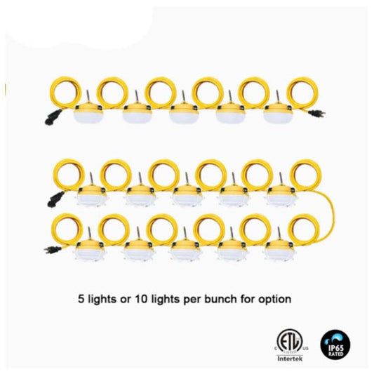 US 120V 27FT Festoon Outdoor String Lights – Unique E26 Socket Christmas &amp; Holiday Lighting