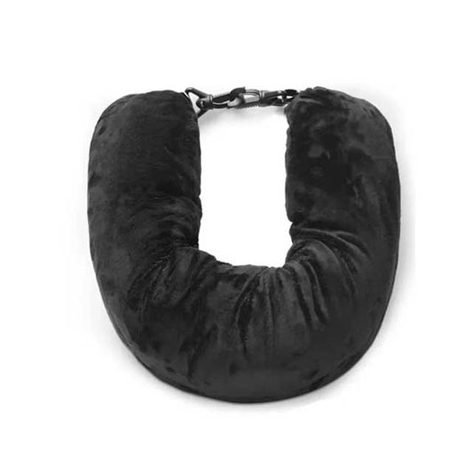 Fillable Travel Neck Pillow – Stuff with Clothes, Lycra Pillowcase with Waterproof Portable Bag