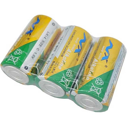 FixtureDisplays® 1.5V Daily Alkaline C Battery