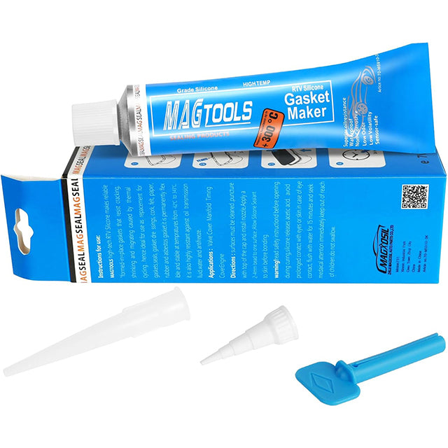 Flintronic 70ml RTV Engine Sealant – 570°F High Temperature Silicone Gasket, Oil &amp; Water Resistant, Anti-Freeze for Automotive &amp; Motorbike Repairs