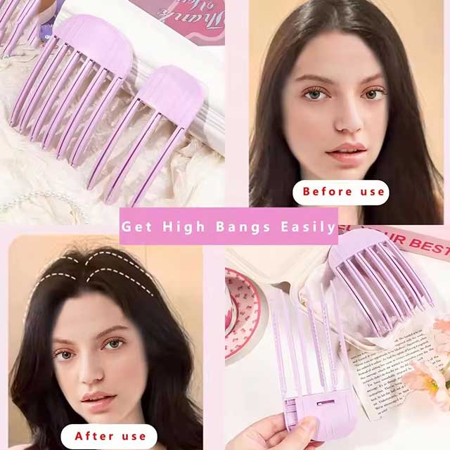 Fluffy Hairpin Curling Clips – Hair Root Volumizing & Bangs Styling Clips for Women | Fixed Shape Rollers