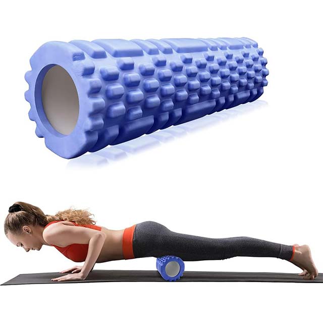 Foam Roller, Super Massage Foam Roller for Car Massage, Exercise Muscle Roller for Muscle Massage, Trigger Point Grid for Yoga