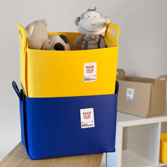 Foldable Linen Storage Basket – Home Organizer for Clothes, Toys, Socks & Underwear