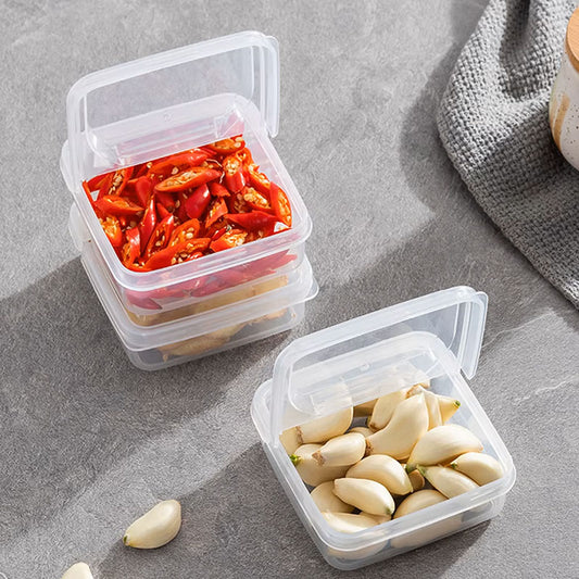 Fruit & Cheese Mini Storage Box – Food-Grade Refrigerator Freezer Container for Meat, Snacks, and Fresh-Keeping Prep