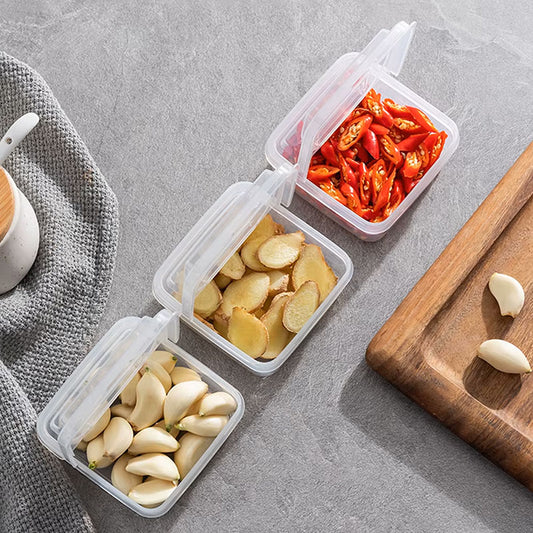 Fruit & Cheese Mini Storage Box – Food-Grade Refrigerator Freezer Container for Meat, Snacks, and Fresh-Keeping Prep