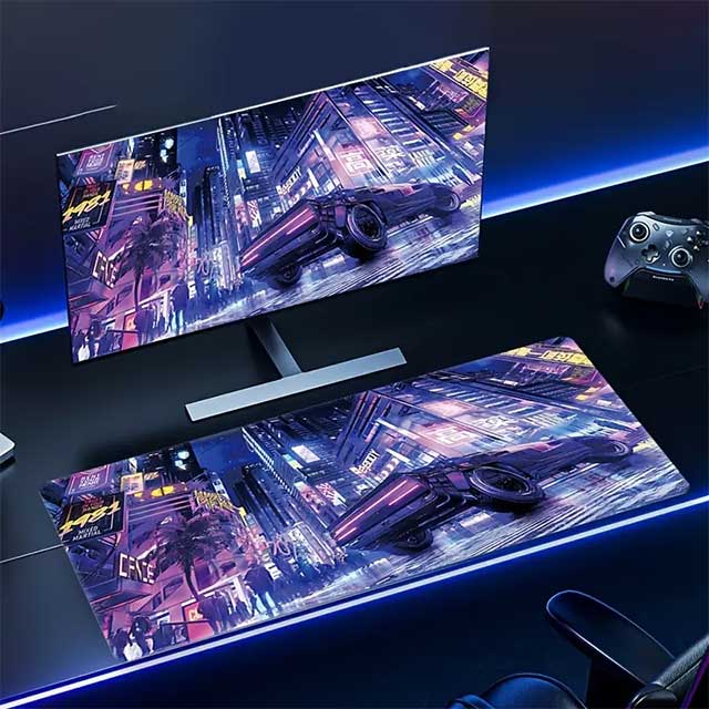 Futuristic Neon Cityscape