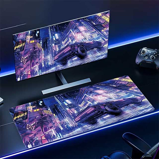 Futuristic Neon Cityscape