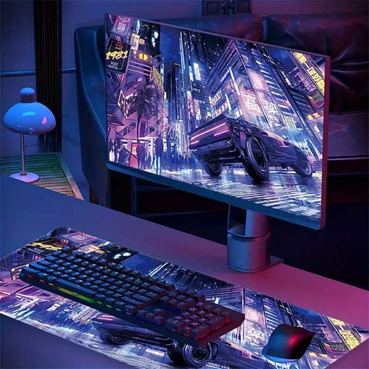 Futuristic Neon Cityscape