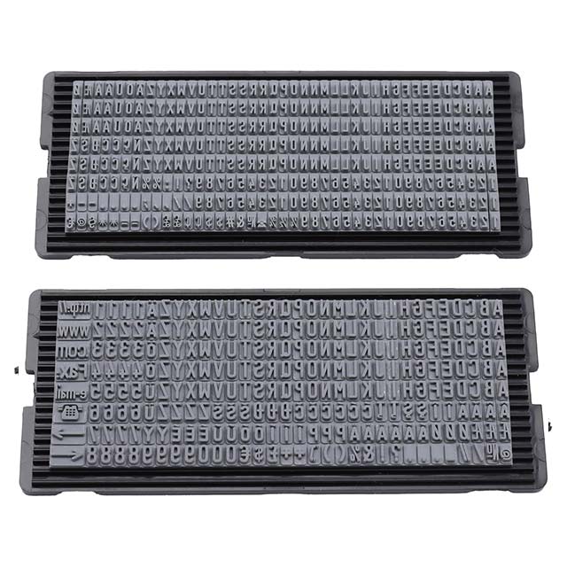 GENIE S-884 Eco Stamp Set - Self-Inking Stamp - 11378