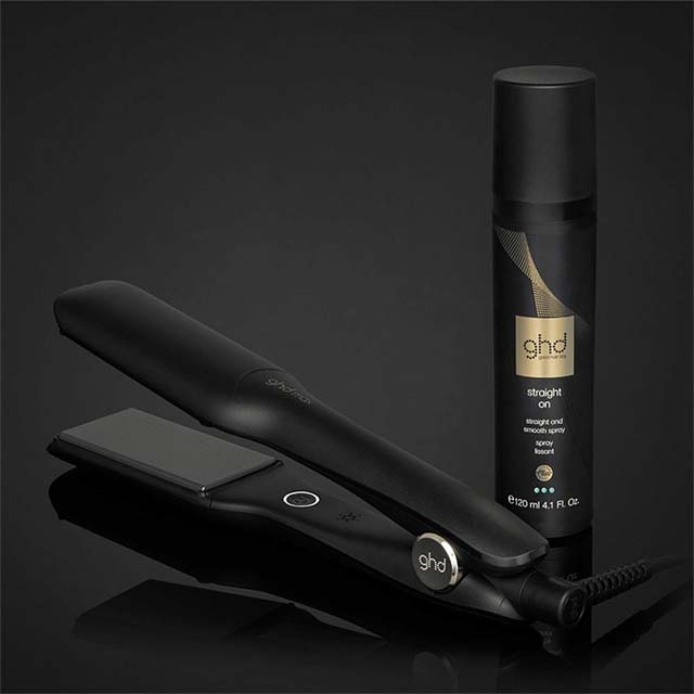 GHD Straight On Professional Hair Straightener | Ultimate Heat Protection for Smooth &amp; Straight Styling