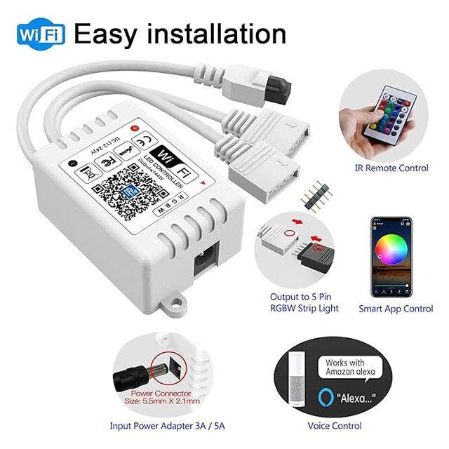GIDEALED Smart WiFi RGBW LED Controller