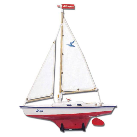 GUNTHER Move Sailing Boat | Adjustable Sails & Rudder | High-Quality & Seaworthy | 39cm Length | Perfect for Water Adventures