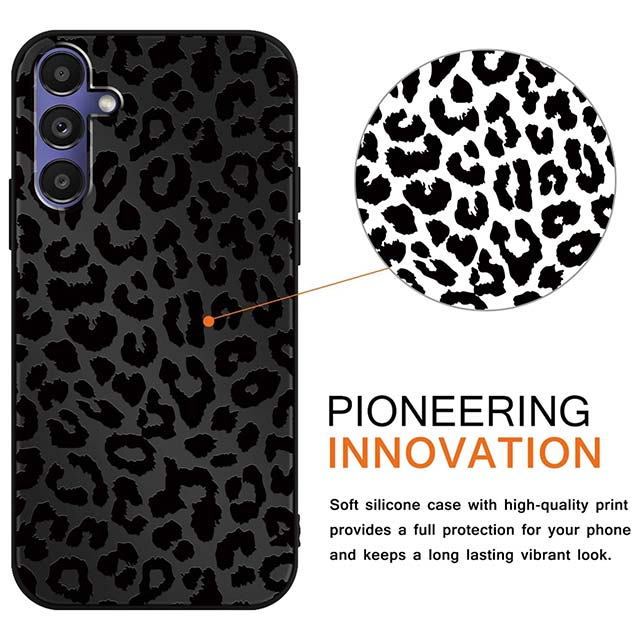Gabb Phone 4 Pro 6.5" Cute Cheetah &amp; Leopard Print TPU Case – Aesthetic Slim Shockproof Protective Cover for Women &amp; Girls