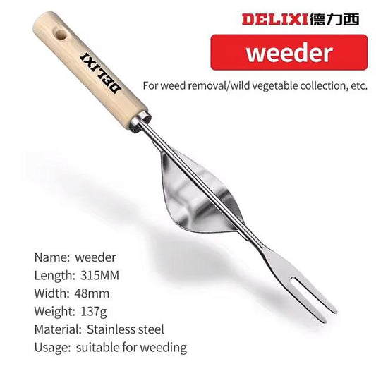 Garden Tool Set – Shovel, Rake & Spade with Wooden Handle for Potted Plants, Flowers & Outdoor Planting