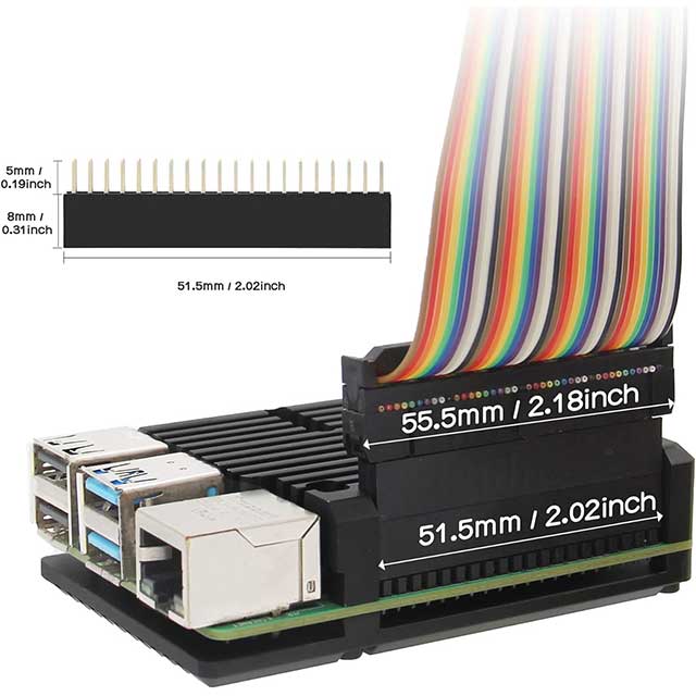 Geekworm Raspberry Pi 4 Armor Case