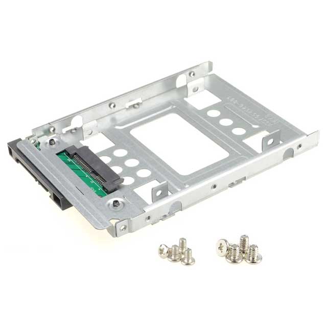 General 2.5" SSD to 3.5" SATA Hard Disk Drive HDD Adapter Caddy Tray Cage Hot Swap Plug