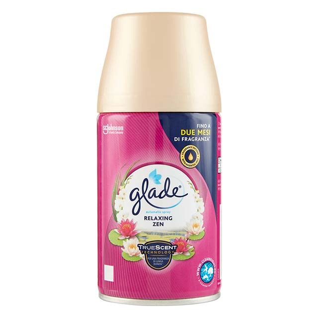 Glade Automatic Room Fragrance Refill Spray – Relaxing Zen, 270ml for Enhanced Home &amp; Office Ambience