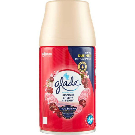 Glade Automatic Refill Spray, Fragrance Refill &amp; Diffuser, Sweet Cherry and Peony, 1 Refill, 270ml