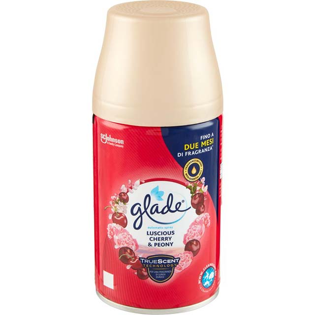 Glade Automatic Refill Spray, Fragrance Refill &amp; Diffuser, Sweet Cherry and Peony, 1 Refill, 270ml