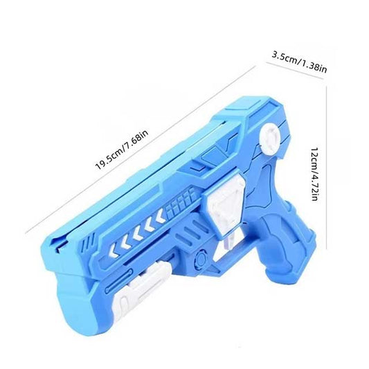 Glowing Foam Catapult Glider Airplane Toy – 10M Launcher Aircraft Gun for Kids Outdoor Flying Games