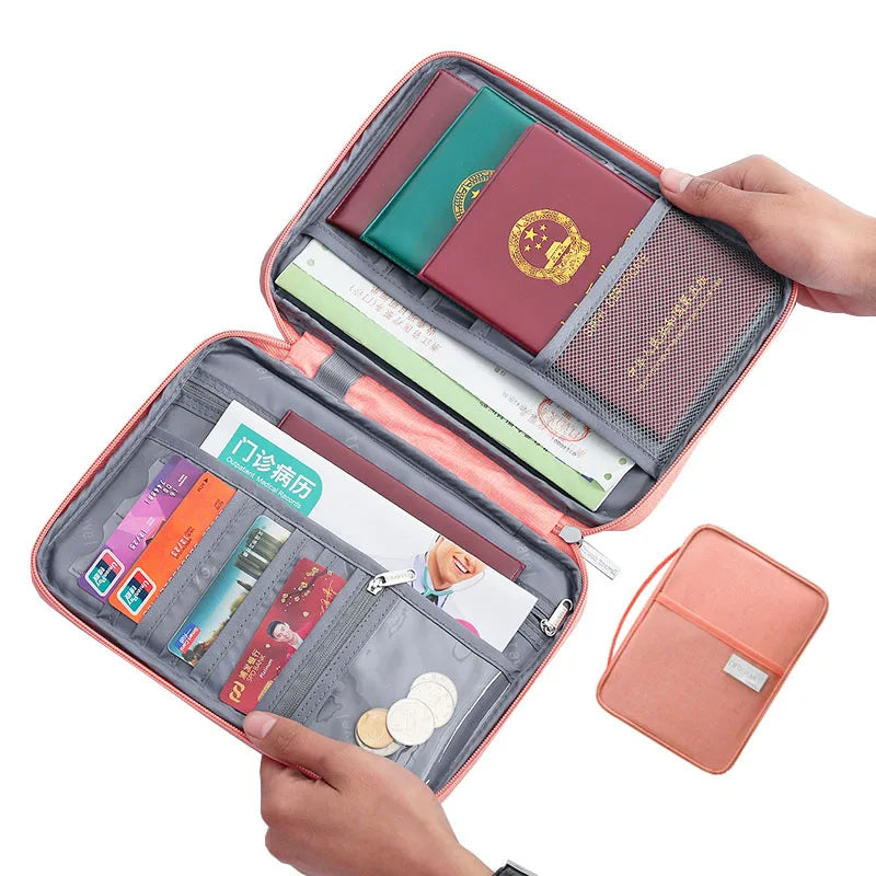 Portefeuille de voyage étanche et porte-passeport (EGB267)