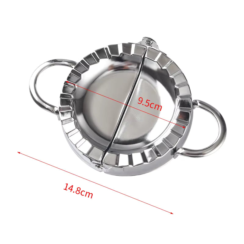Stainless Steel Dumpling Maker & Press | Ravioli Skin Mold & Pie Making Tool | Professional Pastry Wrapper Cutter | Kitchen Accessories