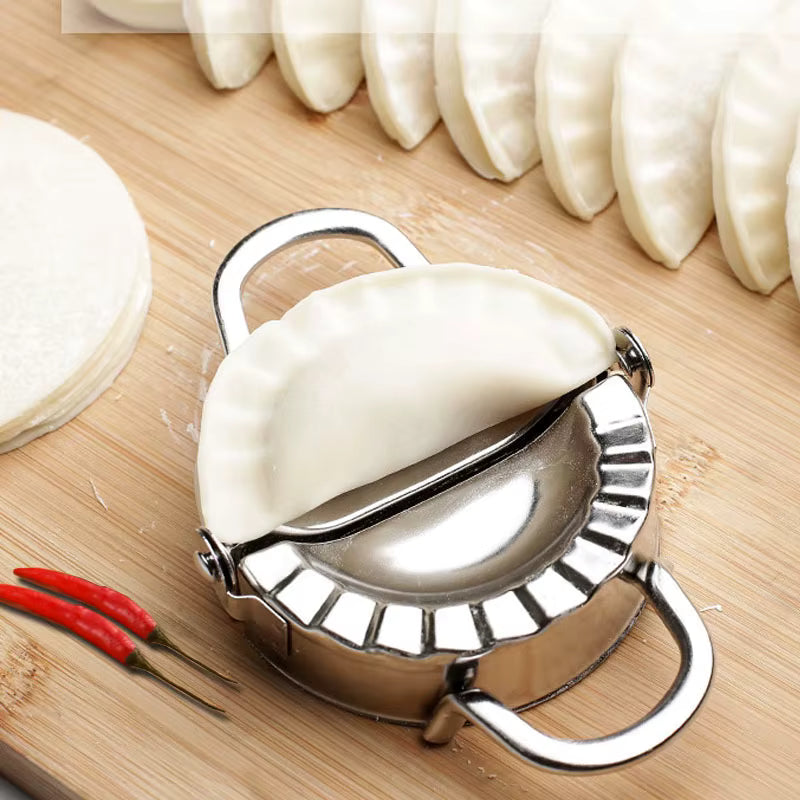 Stainless Steel Dumpling Maker & Press | Ravioli Skin Mold & Pie Making Tool | Professional Pastry Wrapper Cutter | Kitchen Accessories