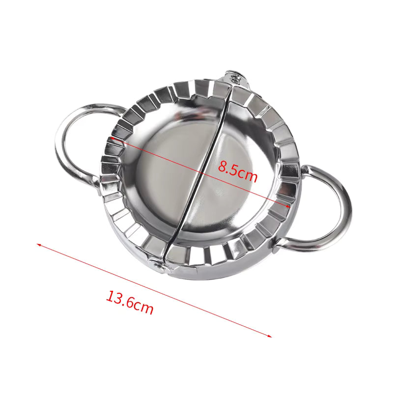 Stainless Steel Dumpling Maker & Press | Ravioli Skin Mold & Pie Making Tool | Professional Pastry Wrapper Cutter | Kitchen Accessories