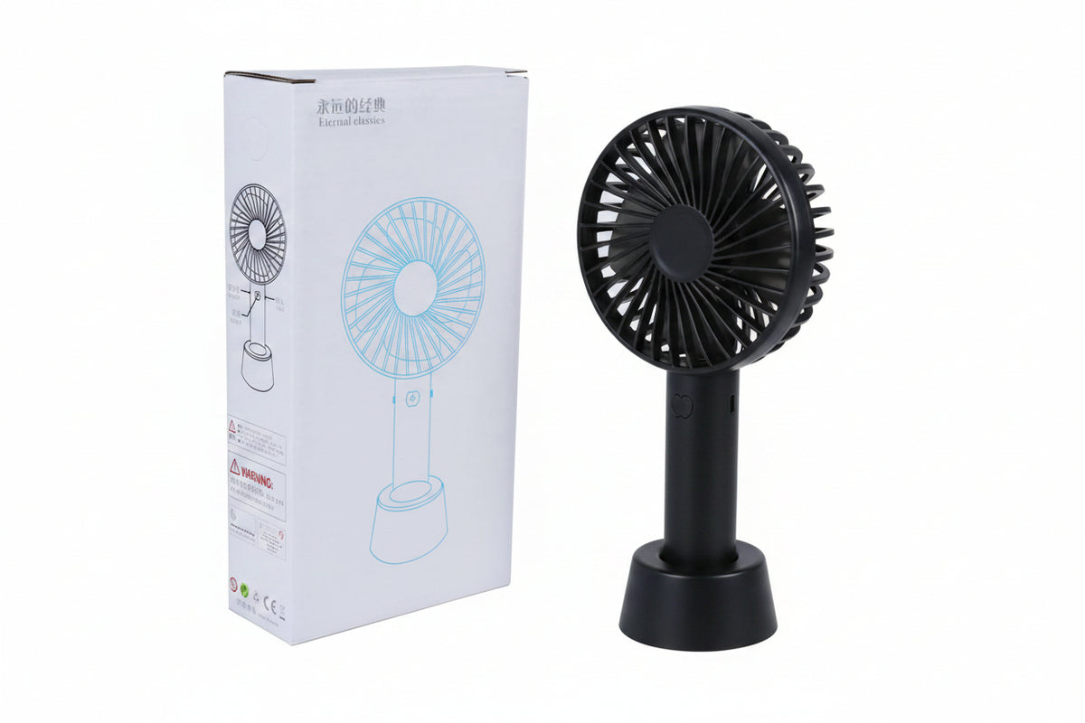 Mini Rechargeable Handheld Fan – Portable USB Desktop Cooling Fan for Kids, Office, Travel & Home Use