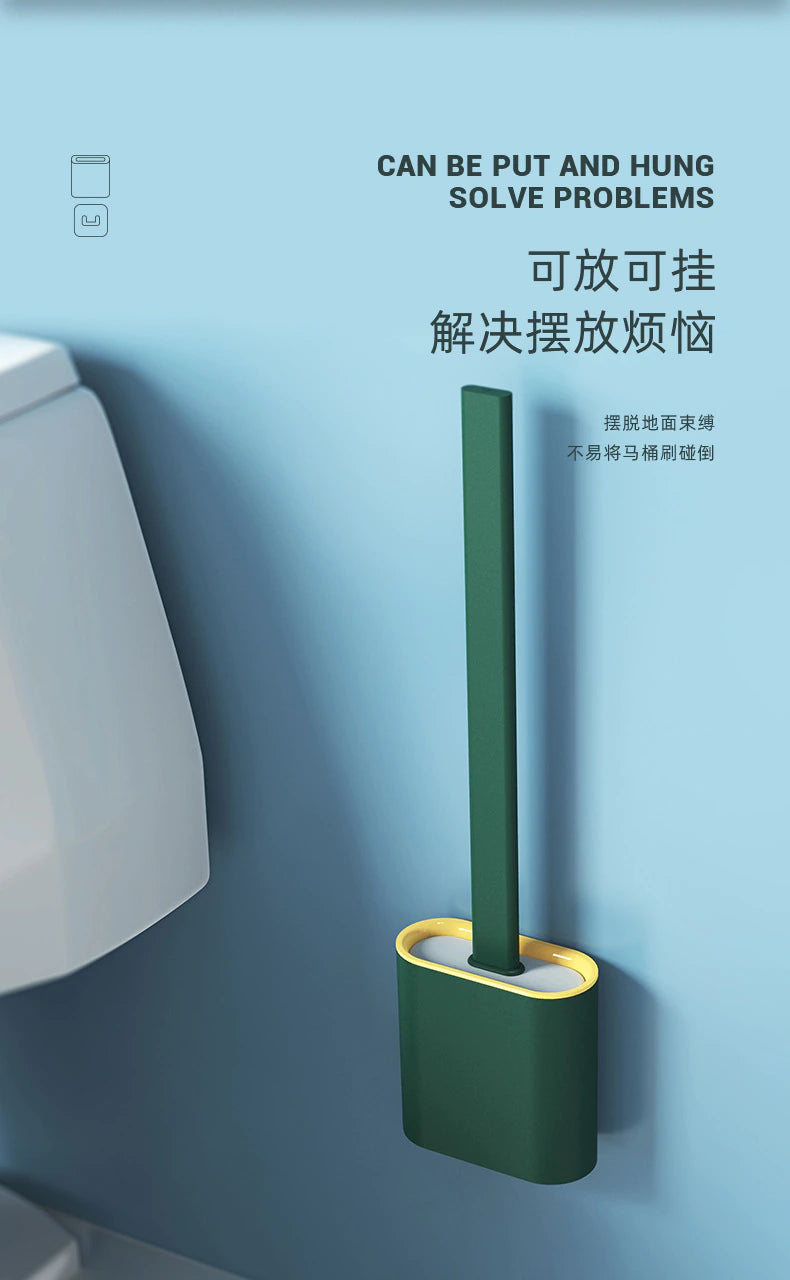 Ensemble de brosses de toilette à séchage rapide