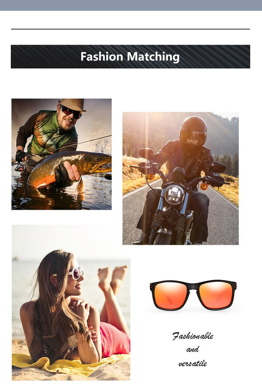 Monture de lunettes polarisées carrée classique pour hommes (620015S) 