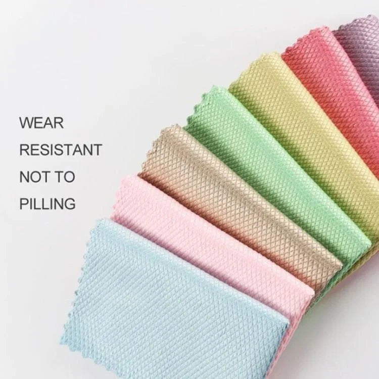 Reusable Microfiber Cleaning Cloth Set (5 PCS) – Ultra Absorbent Kitchen & Dishwasher Cleaning Towels