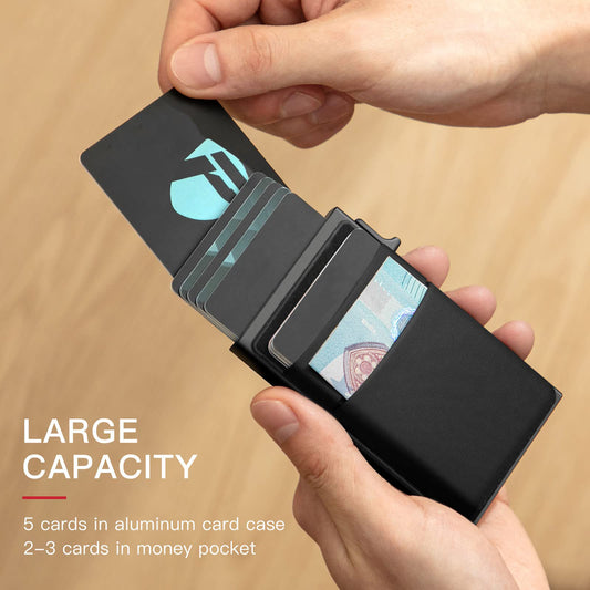 RFID Black Card Wallet Holder