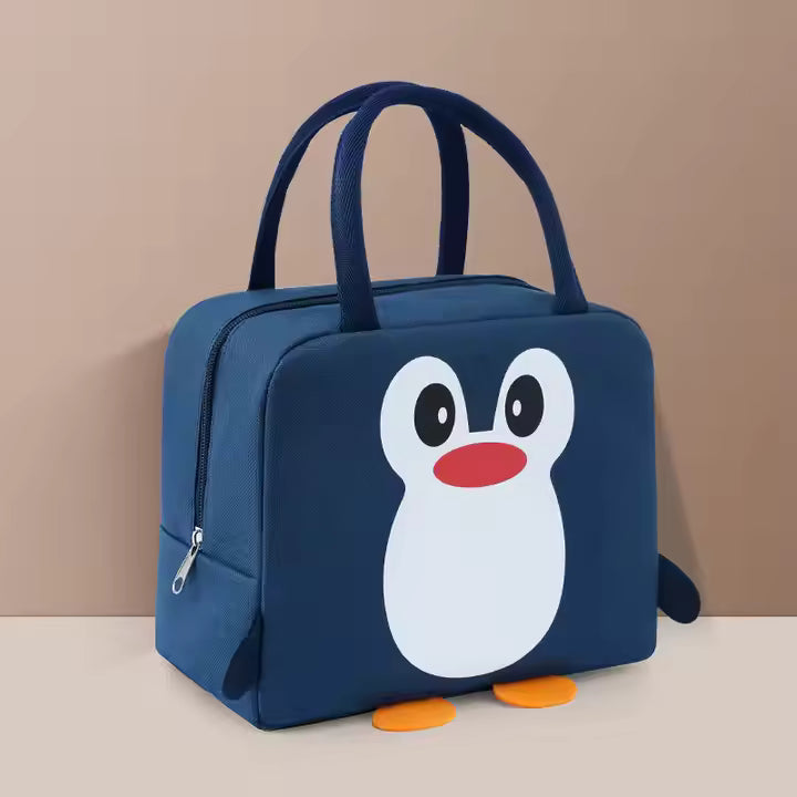 Kawaii Cartoon Portable Insulated Thermal Picnic Food Thickened Lunch Bag (EGB239)