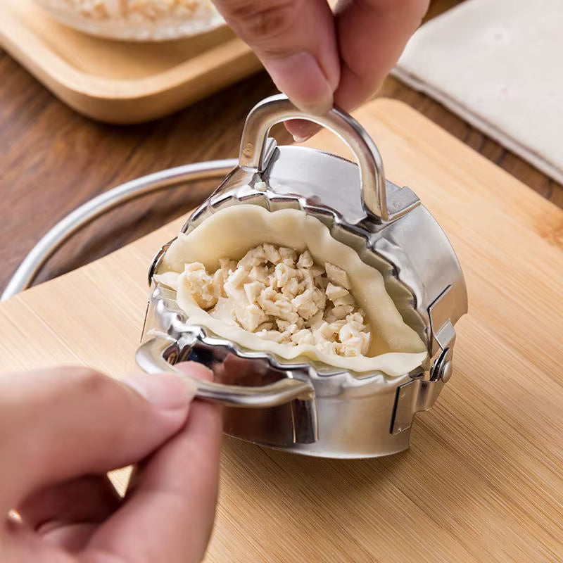 Machine à raviolis et presse en acier inoxydable | Moule à pâte à raviolis et à tarte | Emporte-pièce professionnel pour pâtisseries | Accessoires de cuisine