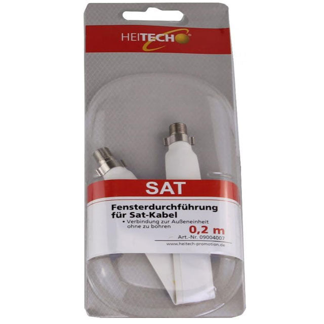 HEITECH Window Cable Grommets for Satellite Cable – No-Drill Outdoor Unit Connection Solution