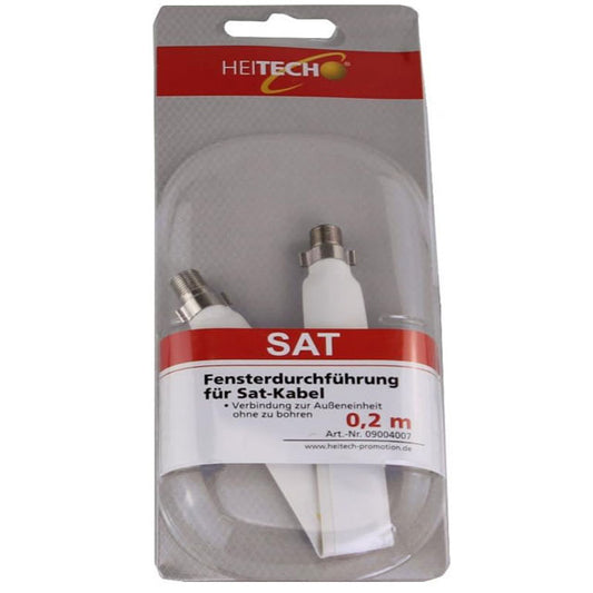 HEITECH Window Cable Grommets for Satellite Cable – No-Drill Outdoor Unit Connection Solution