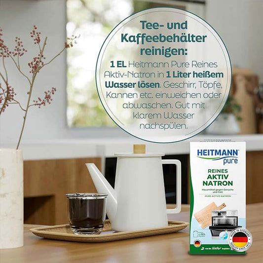 HEITMANN Active Baking Soda Cleanser – Multicolour, 350g | Deep Cleansing &amp; Exfoliating Skincare Solution