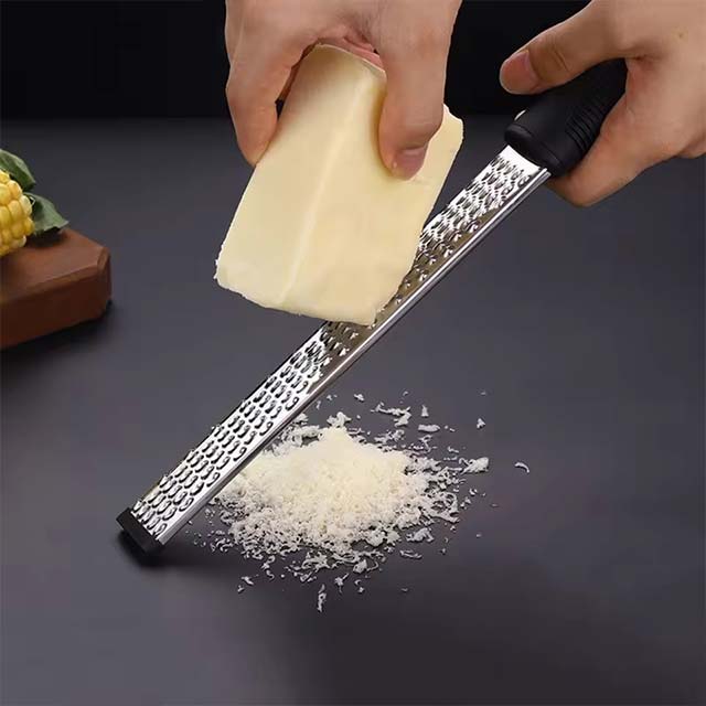 12-Inch Multifunctional Stainless Steel Grater – Cheese, Chocolate, Lemon Zester & Fruit Peeler Kitchen Tool