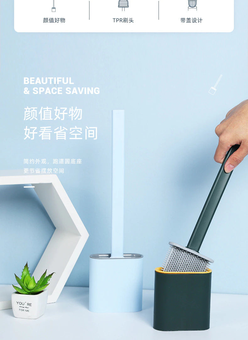Quick Drying Toilet Brush Set