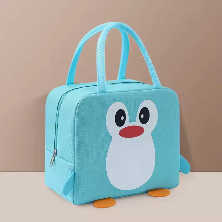 Kawaii Cartoon Portable Insulated Thermal Picnic Food Thickened Lunch Bag (EGB239)