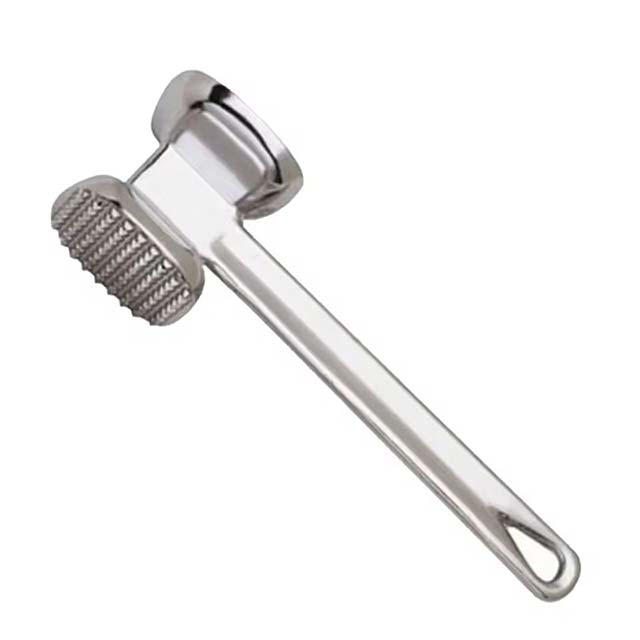 Aluminum Alloy Meat Tenderizer Hammer – Dual-Sided Tool for Tenderizing Steak, Pork & More